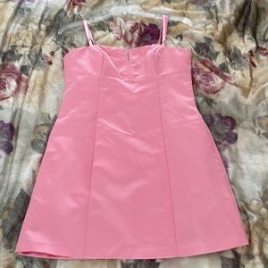 Preppy ruffle mini dress